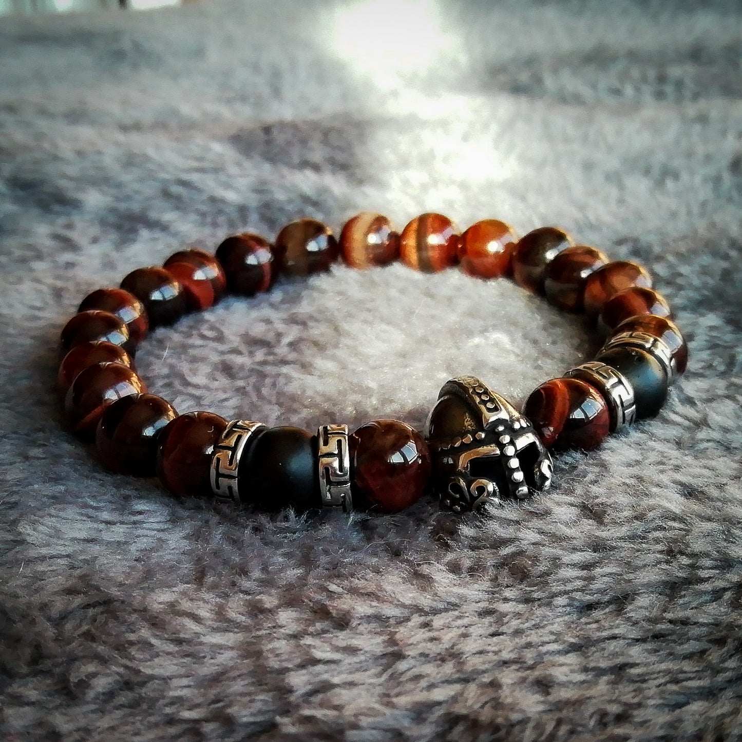 Spartan red tiger eye.