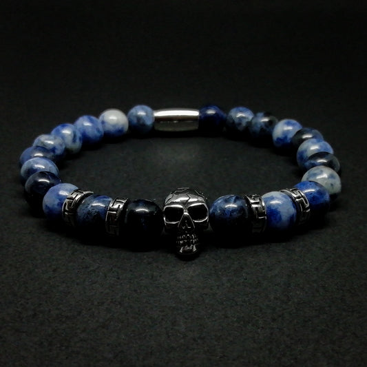 Silver Skull Sodalita.